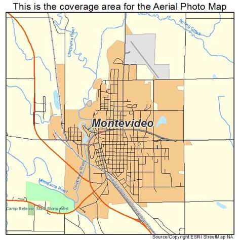 montevideo mn map